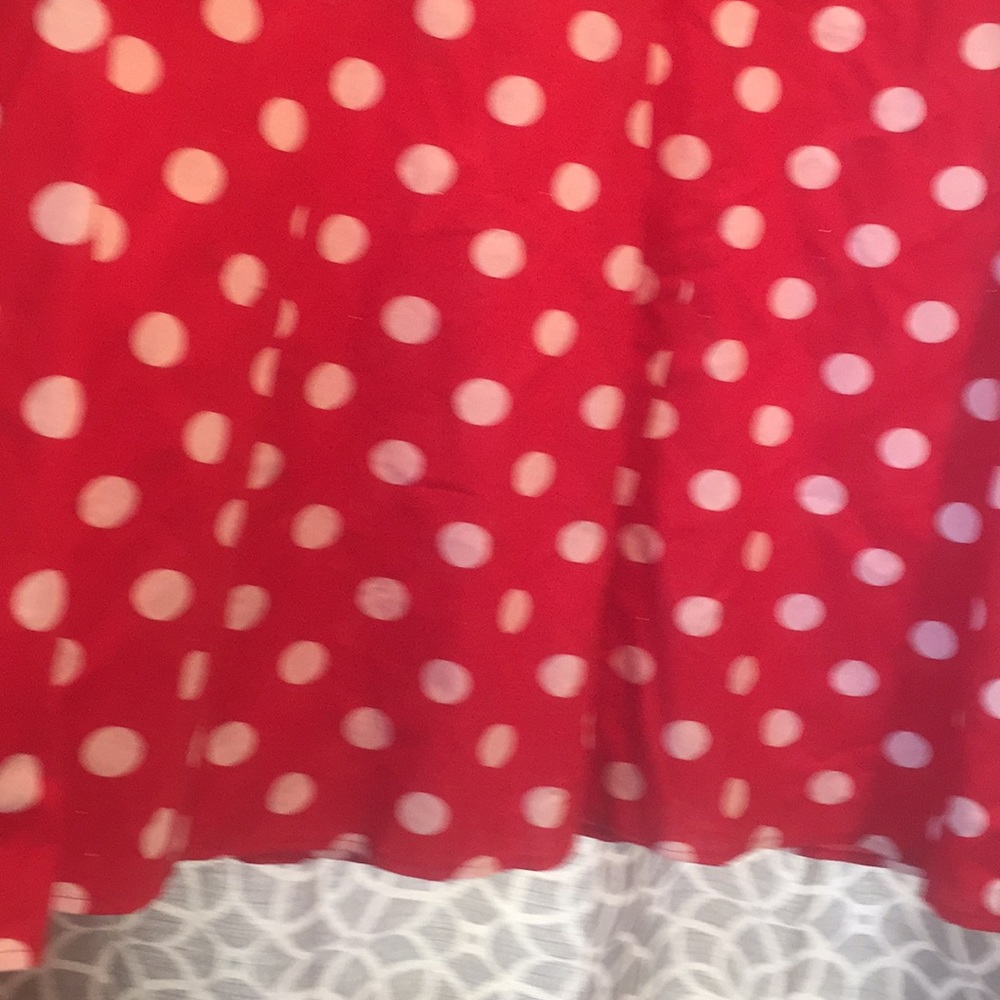 Red Polka Dot Women’s Dress - Classic Feminine Style - Picture 3 of 4